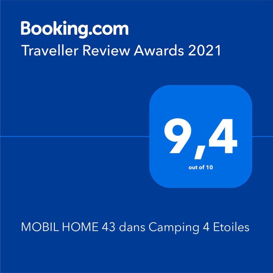Mobil Home 43 Dans Camping 4 Etoiles Gastes Exterior foto